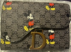 BLACK MICKEY WALLET $15.00