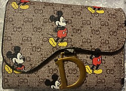 BROWN MICKEY WALLET $15.00