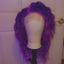 Purple Passion Crimp Brazilian 20in $240