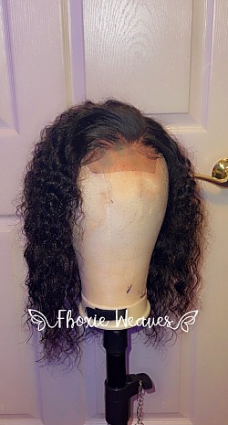 Wet and wavy 14 inch closure wig available! Message to purchase! Ships anywhere