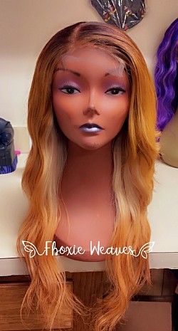 Blonde 18 inch Brazilian layered wig! Message to purchase ships anywhere